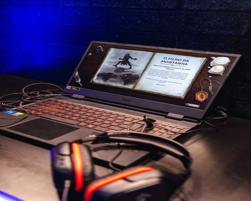 Smartphone displaying a fictional game interface during an ArenaHeroesCrown Australian gaming technology exhibition